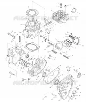CRANKCASE AND CYLINDER
