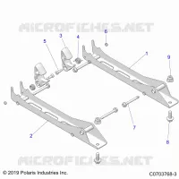 SEAT MOUNTING, PASS.