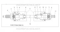 DRIVE TRAIN, FRONT HALF SHAFT