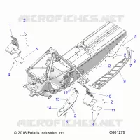 CHASSIS, CLUTCH GUARD/FOOTRESTS/RUNNING BOARDS