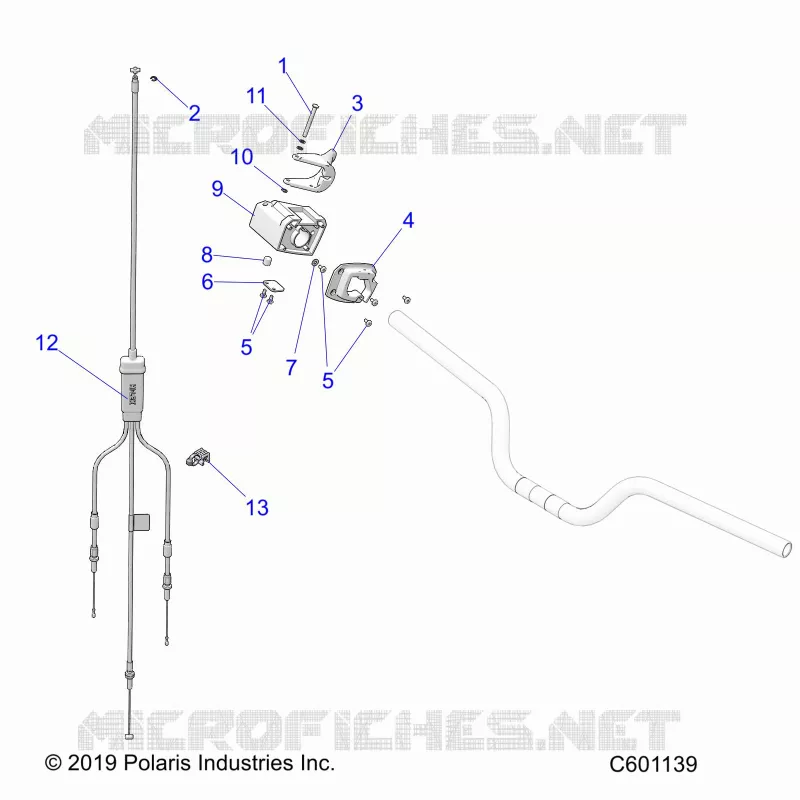 ENGINE, THROTTLE CONTROL ASM.