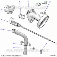 ENGINE, OIL DIPSTICK