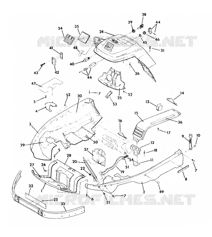 NOSEPAN   CONSOLE INDY LITE/STAR LITE (4921332133003A)