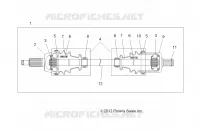 DRIVE TRAIN, FRONT HALF SHAFT