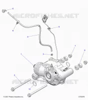 DRIVE TRAIN, FRONT GEARCASE MOUNTING
