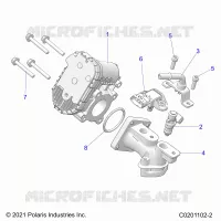 ENGINE, THROTTLE BODY AND FUEL RAIL