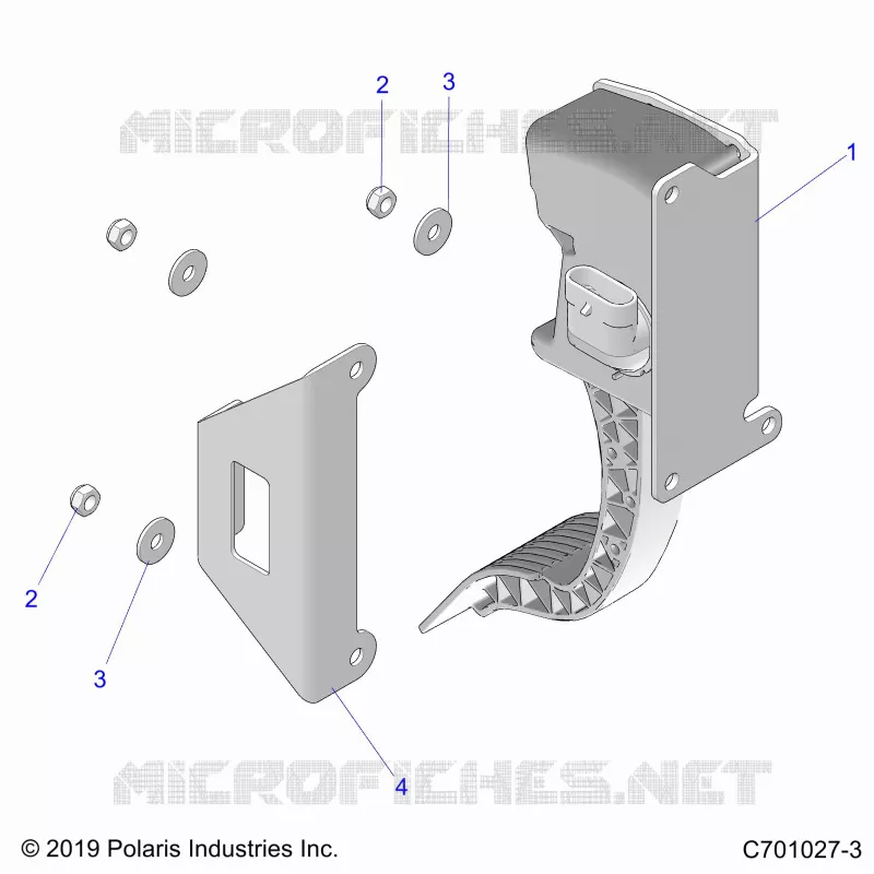 ENGINE, THROTTLE PEDAL