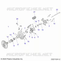 DRIVE TRAIN, PRIMARY CLUTCH