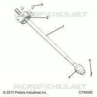 DRIVE TRAIN, FRONT PROP SHAFT