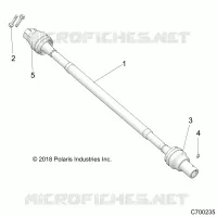 DRIVE TRAIN, REAR PROP SHAFT