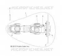 DRIVE TRAIN, REAR PROP SHAFT