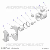 BRAKES, REAR CALIPER