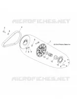 DRIVE TRAIN, SECONDARY CLUTCH