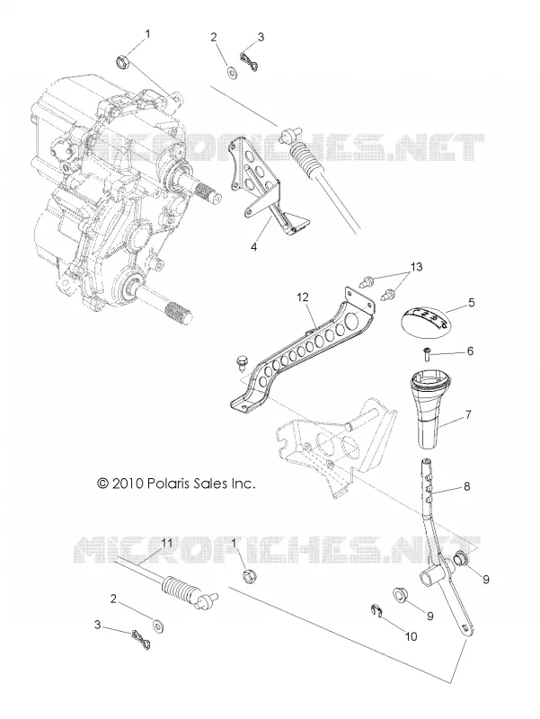 DRIVE TRAIN, GEAR SELECTOR