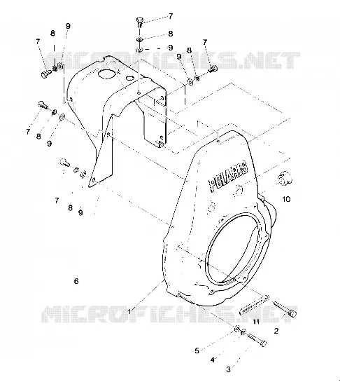BLOWER HOUSING STAR TRAK (4912731273022A)