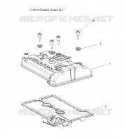 ENGINE, VALVE COVER