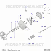 DRIVE TRAIN, PRIMARY CLUTCH