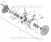 DRIVE CLUTCH ASSEMBLY WIDETRAK LX 0942064 (49250425040023)