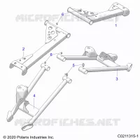 REAR SUSPENSION CONTROL ARMS