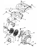 BLOWER HOUSING   RECOIL ASSEMBLY LITE 0943433,STARLITE 0943427 AND  LITE DE (4924992499045A)