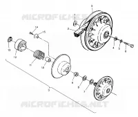 DRIVEN CLUTCH ASSEMBLY  TRAIL BOSS W958527 (4930323032B011)