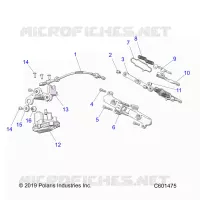 ENGINE, EXHAUST VALVE ASM. AND ACTUATOR