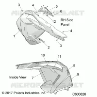 SIDE PANELS, RH