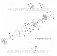 DRIVE TRAIN, PRIMARY CLUTCH