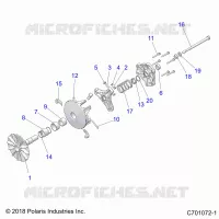 DRIVE TRAIN, PRIMARY CLUTCH