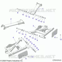 REAR SUSPENSION CONTROL ARMS