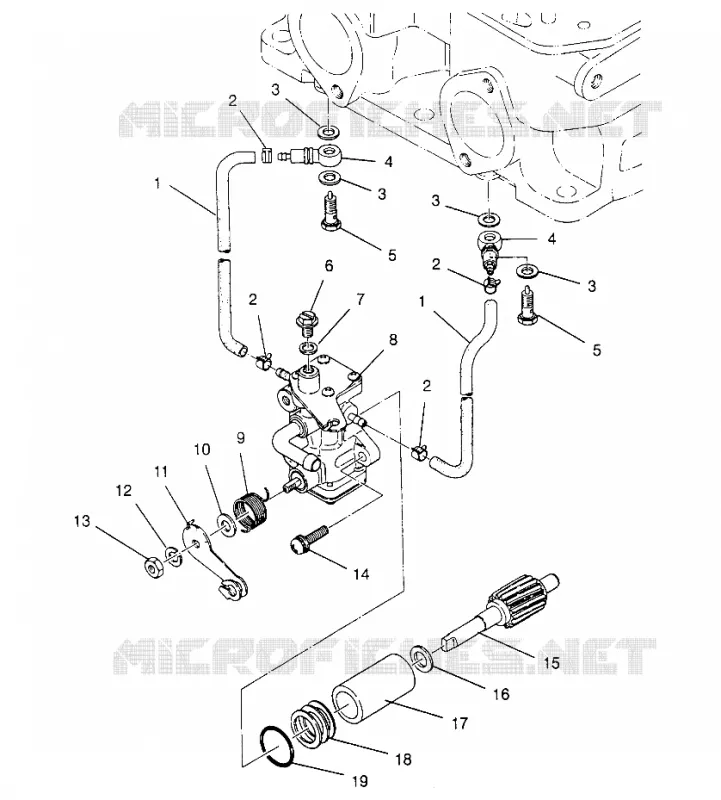 OIL PUMP ASSEMBLY 440 XCR 0951660 (4929112911D001)