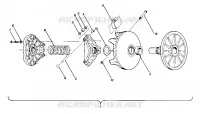 DRIVE CLUTCH STAR, SPRINT AND SPRINT E/S (4912721272008A)