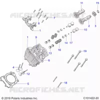 ENGINE, CYLINDER HEAD, CAMS AND VALVES