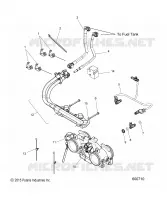 FUEL SYSTEM, RAIL, LINES AND THROTTLE BODY