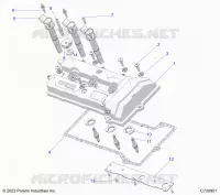 ENGINE, VALVE COVER & SPARK PLUGS