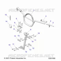STEERING, HANDLEBAR MOUNTING