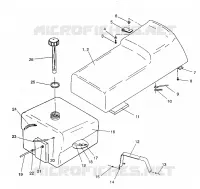 SEAT   GAS TANK ASSEMBLY WIDETRAK GT / X932061 (4924722472002A)