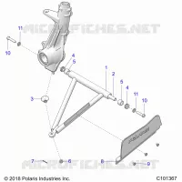 SUSPENSION, A-ARM AND STRUT MOUNTING