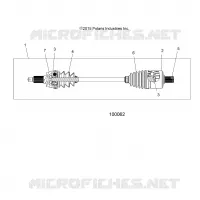 DRIVE TRAIN, DRIVE SHAFT, FRONT