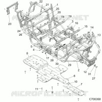 CHASSIS, MAIN FRAME AND SKID PLATES