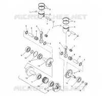 PISTON   CRANKSHAFT 440 XCR / 0931760 (4923022302032A)