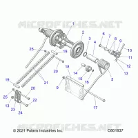 SUSPENSION, REAR TORQUE ARM