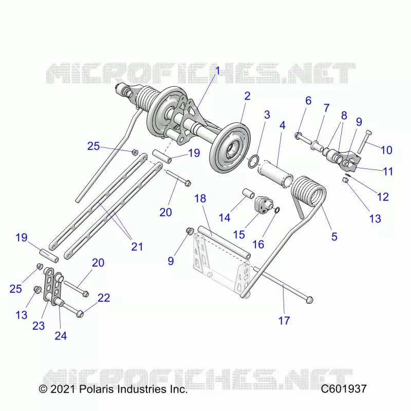 SUSPENSION, REAR TORQUE ARM
