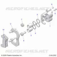 BRAKES, REAR CALIPER