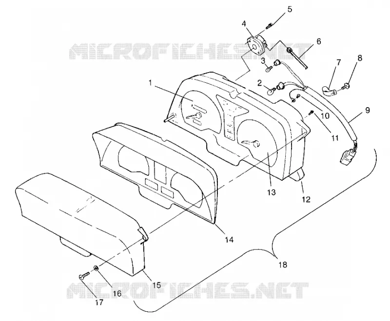 INSTRUMENTS 600 XCR SP 0965677 AND EUROPEAN 600 XCR SP E965677 (4932063206B001)