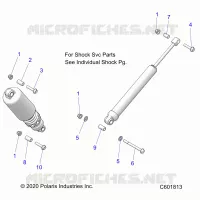 REAR SUSPENSION SHOCKS MNTG.