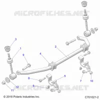 SUSPENSION, FRONT STABILIZER BAR