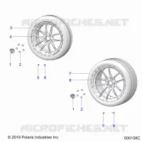 WHEELS, FRONT AND REAR (R MODELS)