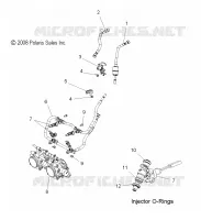 FUEL SYSTEM, RAIL, LINES AND THROTTLE  BODY