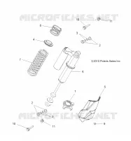 REAR SUSPENSION SHOCK MOUNTING